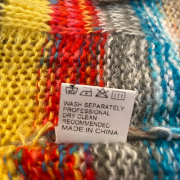 Colorful Lightweight Knit Cardigan with Pockets I Women's (M) - Picture 9 of 11